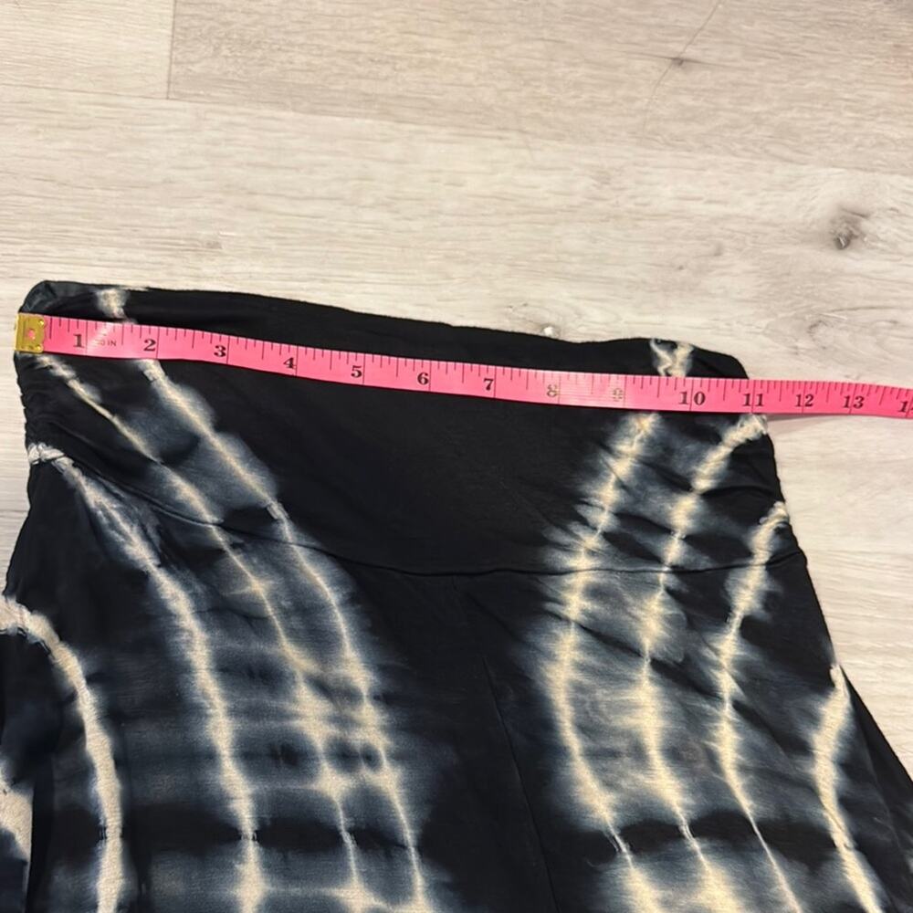 Mono B NWOT Black/ Tan/ dark green Maxi Skirt - Picture 5 of 7